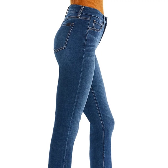 New JEN7 by Seven For All Mankind Ankle Straight Leg Stretch Denim Jeans Sz 00 - Picture 3 of 6